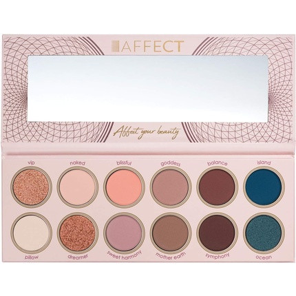 Affect Sweet Harmony Pressed Eyeshadow Palette Nude and Smoky Shades