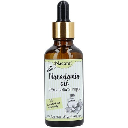 Nacomi Natural Vegan Macadamia Oil with Pipette 50ml