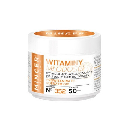 Witaminy Młodości 50+ Stimulating-Smoothing Semi-Greasy Cream