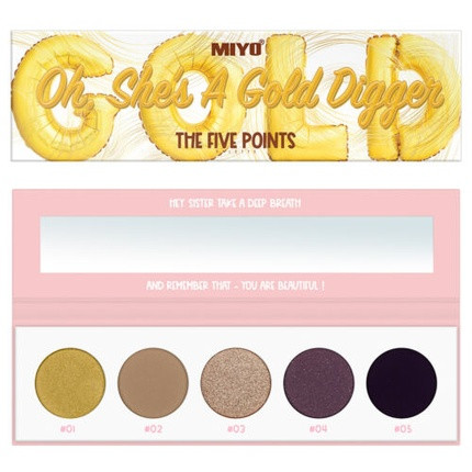 The Five Points Palette Eyeshadow Palette Oh She's A Gold Dig