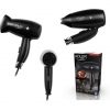 ADLER AD-2251 Travel Hair Dryer 1400W Compact Foldable with 2 Temperatures and Speeds Polymer Black