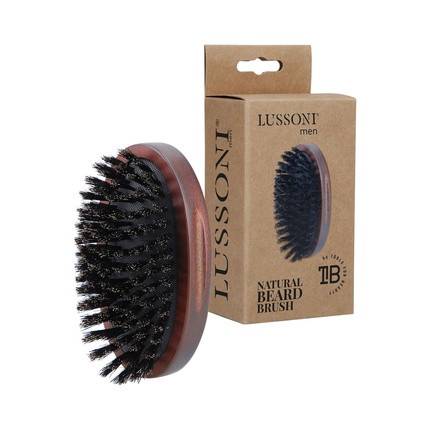 Lussoni Men Natural Beard Brush Oval