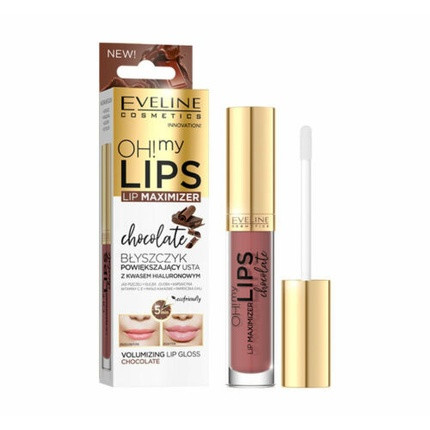 Eveline Oh! My Lips Lip Maximizer Lip Gloss Chocolate 4.5ml