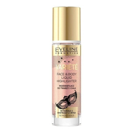 Eveline Variete Liquid Highlighter for Face and Body 30ml - Rose Gold