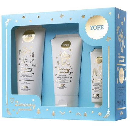 Yope Winter Morning Shower Gel 200ml, Body Balm 150ml, Hand Cream 50ml