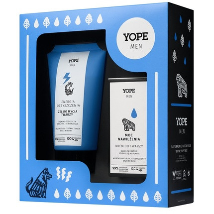 Yopeset Men Wood Face Wash Gel 150ml And Moisturizing Cream 50ml