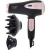 Adler AD 2248b Hair Dryer with Ion Technology 2400W Black - Travel Hair Dryer with Diffuser and 3 Speed Settings