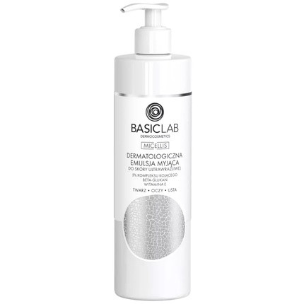 Basiclab Dermatological Cleansing Emulsion For Ultra-Sensitive Skin 300ml