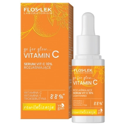 Floslek Laboratorium Go For Glow Vitamin C Serum Brightening Vit C 10 30 Ml