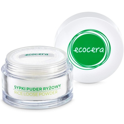 ECOCERA Rice Loose Powder for Oily and Combination Skin Hypoallergenic Translucent Light Powder