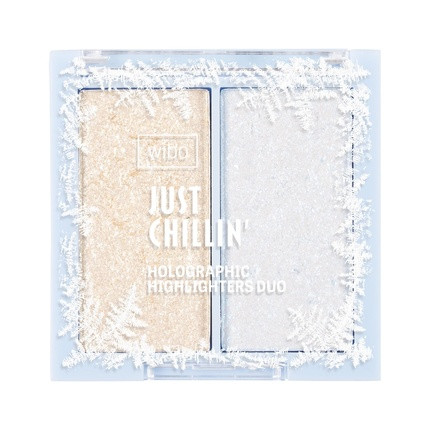 Wibo Just Chillin Holographic Highlighters Duo Face Highlighter Palette 1 6g