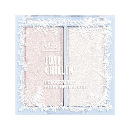 Wibo Just Chillin Holographic Highlighters Duo Face Highlighter Palette 2 6g