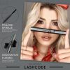 LASHCODE Mascara for Perfectly Long and Thick Lashes with Baicalin, Arginine, and Natural Germ Extracts for Fast Growth and More Volume 10ml