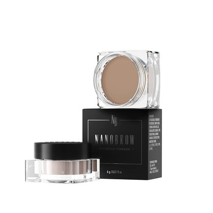 Nanobrow Eyebrow Pomade Light Brown - Waterproof Colorful Pomade for Precise Eyebrow Contouring and Filling