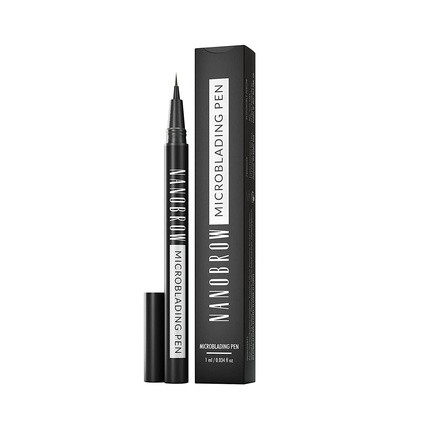 Nanobrow Brow Makeup Marker Brown - Microblading Effect for Defined, Thick and Filled Brows