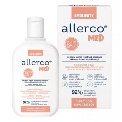 Allerco Moisturizing Shampoo For Sensitive Irritated Skin - 200ml