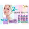 Delia Cosmetics Tonic Me Moisturizing Tonic for Sensitive and Dry Skin with Hyaluronic Acid, Rose Petal, Green Tea and Chamomile Extract 200ml