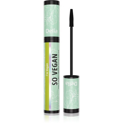 Delia Cosmetics So Vegan mascara volumizing and lengthening - Black, 11 ml