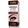 New Delia Eyebrow Henna Traditional Tint for Dark Brown and Black Graphite Eyelashes 2ml