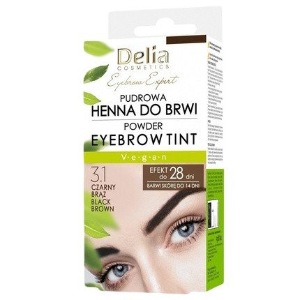 Delia Powdered Eyebrow Henna 31 Black Brown 4g