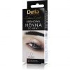 Delia Cosmetics Dark Brown Eyebrow Dye Creamy Consistency Long Lasting Effect up to 15 Days - Set of 1