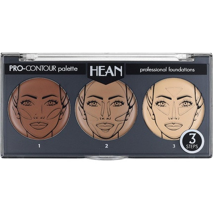 Hean Palette Pro Contour Professional Foundations 3 Steps