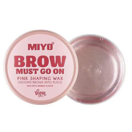 MIYO Brow Must Go On Eyebrow Wax Pink 30g