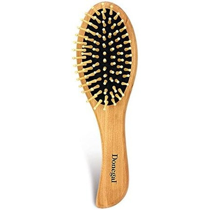 Donegal Hair Accessories Hair Care Oval Hairbrushes Massage Brush with Wooden Pins