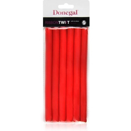 Donegal Papillots 1.3cm 6 Pieces Ribbon Twist - 5004