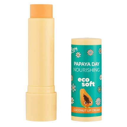 Ecosoft Lippy Day Coconut Lip Cream Papaya 48g