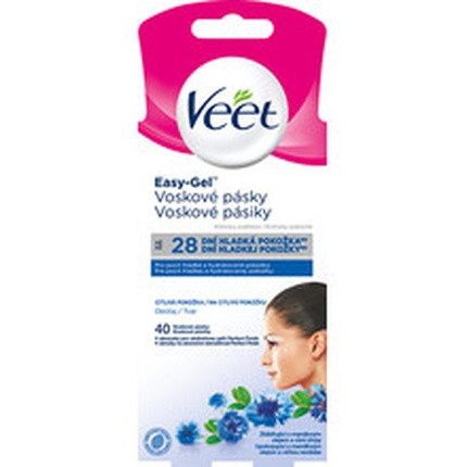 Veet Easy-Gel Wax Strips Sensitive Skin 40szt W