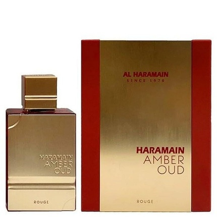 Al Haramain Amber Oud Rouge Eau de Parfum Spray for Men 4 Ounce