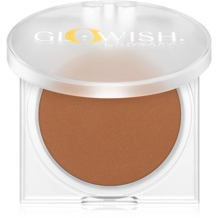 Huda Beauty Glo Wish Luminous cipria - Matte finish, Deep Tan, 10 g