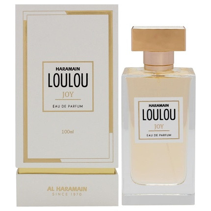 Al Haramain Loulou Joy Perfume for Women and Men Long Lasting Body Spray with Grapefruit, Jasmine, and Patchouli Notes 3.33 oz EDP Spray