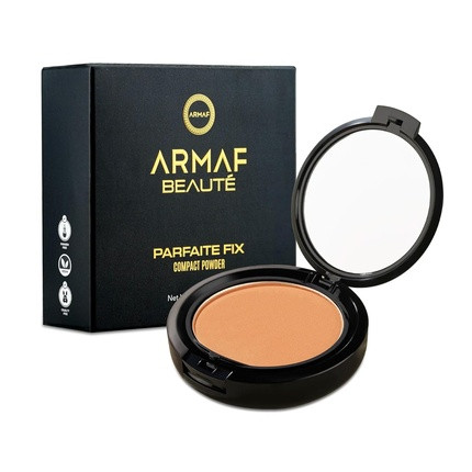 Armaf Beauté Parfaite Fix Compact Pressed Powder Ultra Fine Powder Blur Imperfections 6 Shades To Choose Sand