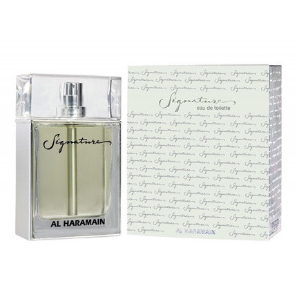 Al Haramain Signature Pour Homme Eau De Toilette with Lily Amber Wood 100ml