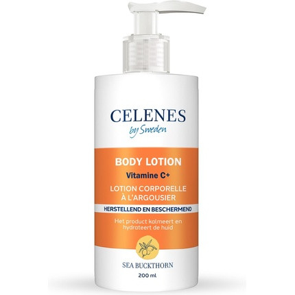 Celenes By Sweden Sea Buckthorn Body Lotion - 200ml - Vitamin C For Combination Skin