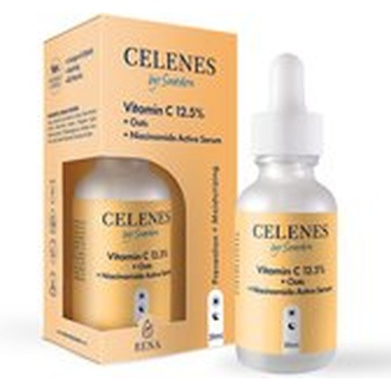 Celenes By Sweden 125 Vitamin C Serum - 30ml With Niacinamide And Oats