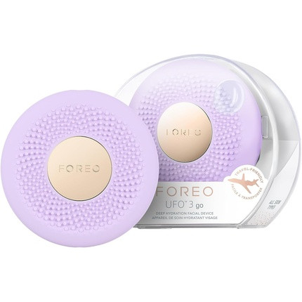 FOREO UFO 3 go Travel-friendly Face Mask Skincare Device with Full Spectrum LED and Red Light Therapy Thermo Therapy T-Sonic Massage App-connected Lavender