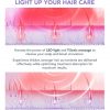 Luna 4 Hair 2-In-1 Head Massager for Hair Growth with Red Light - Silicone