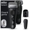 Braun Series 8 Men's Shaver with 4+1 Shaving Head, Electric Shaver, Precision Trimmer, Cleaning Station, 60 Min Runtime, Wet & Dry, Gift for Men, Made in Germany 8560cc Black