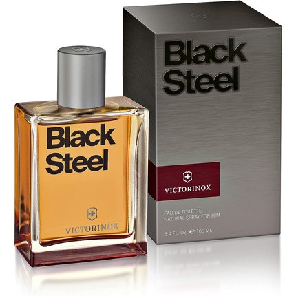 Black Steel by Swiss Army for Men 3.4 oz EDT Spray