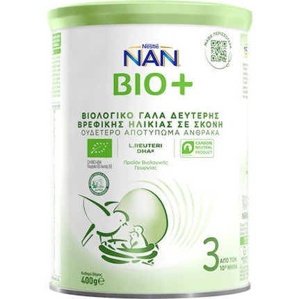 Nan Organic Milk Powder From 12 Months - 400g