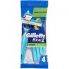 Gillette Blue II Plus Slalom Disposable Razor - Pack of 4