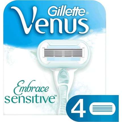 Gillette Venus Embrace Sensitive Women's Razor Blades - Pack of 4