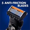 Gillette Fusion 5 ProGlide Razor Blades with Trimmer Blade - 12 Replacement Blades