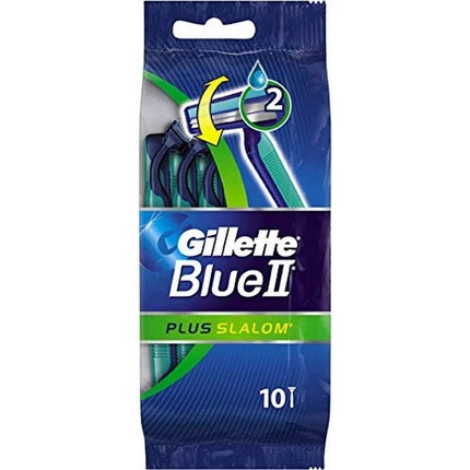 Gillette Blue II Plus Slalom Razor Pack of 10