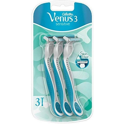 Gillette Venus3 Sensitive Disposable Razor for Women - Pack of 3