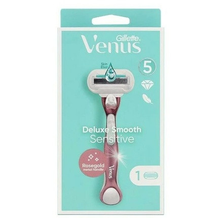 Venus Extra Smooth Sensitive Rose Gold razor with 1 head