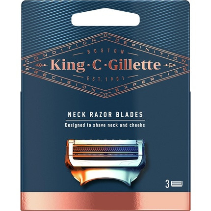 King C. Gillette Razor Men - 3 Refill Blades